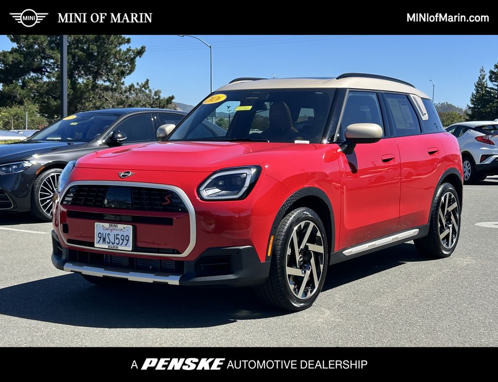 Chili Red 2026 MINI Countryman S ALL4 SUV / Crossover All-Wheel Drive 7-Speed Automatic