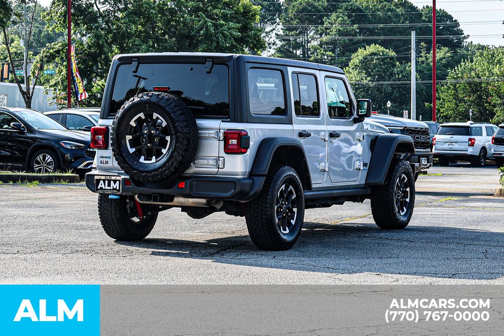 Used 2024 Silver Jeep Rubicon 4xe image 6