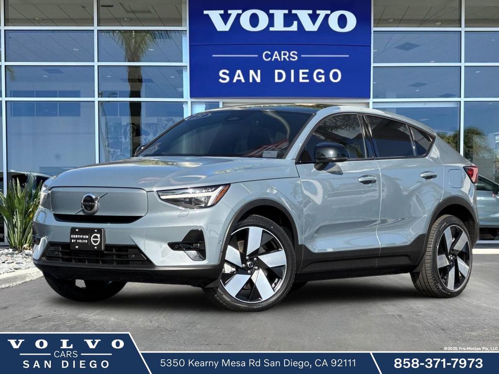 Thunder Gray Metallic 2023 Volvo C40 Recharge Twin Ultimate eAWD SUV / Crossover All-Wheel Drive 1-Speed Automatic