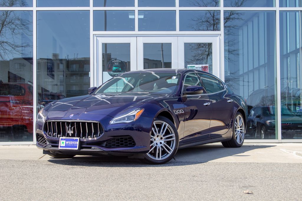 Blu Passione Metallic 2018 Maserati Quattroporte S Q4 AWD Sedan All-Wheel Drive 8-Speed Automatic