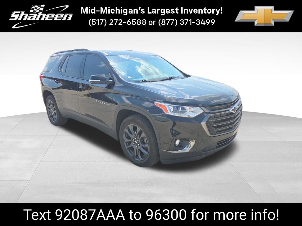 Mosaic Black Metallic 2020 Chevrolet Traverse SUV / Crossover Four-Wheel Drive 9-Speed Automatic