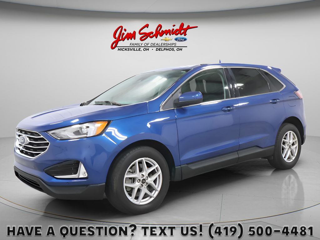 Atlas Blue Metallic 2024 Ford Edge SUV / Crossover All-Wheel Drive 8-Speed Automatic