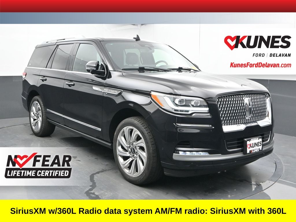 Black Metallic 2024 Lincoln Navigator SUV / Crossover Four-Wheel Drive Automatic