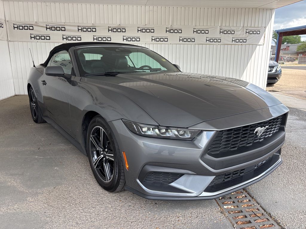 Gray Metallic 2025 Ford Mustang EcoBoost Premium Convertible RWD Convertible Rear-Wheel Drive Automatic