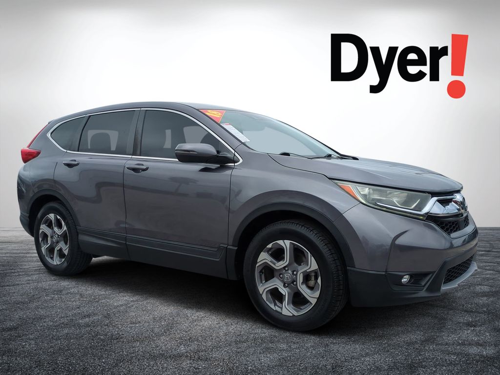 Gray (Modern Steel Metallic) 2018 Honda CR-V SUV / Crossover Front-Wheel Drive Continuously Variable Transmission