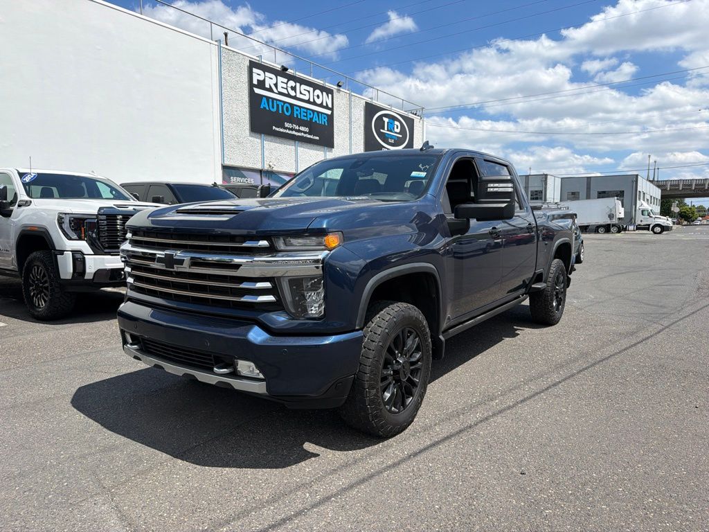 Northsky Blue Metallic 2021 Chevrolet Silverado 3500HD Pickup Truck Four-Wheel Drive Automatic
