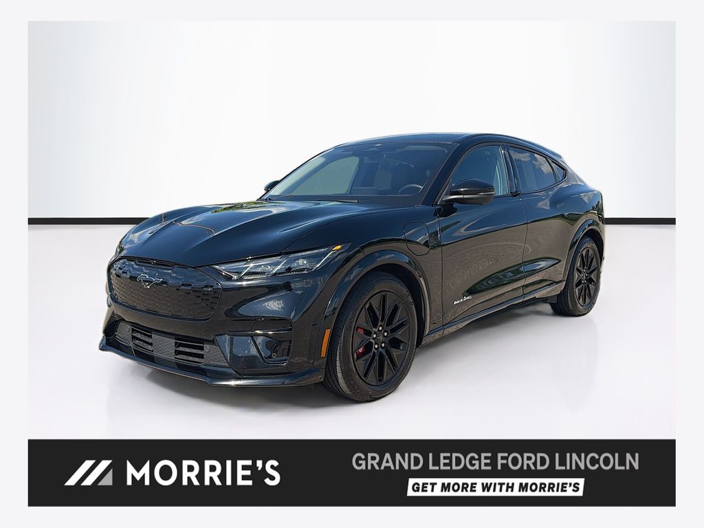Shadow Black 2025 Ford Mustang Mach-E SUV / Crossover All-Wheel Drive Automatic