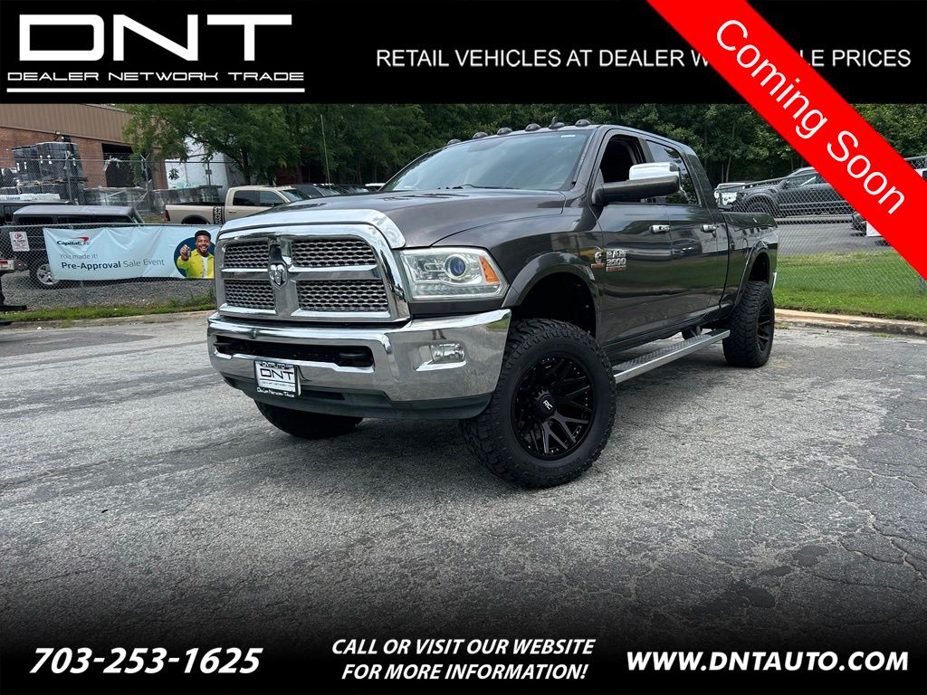 Gray (Granite Crystal Metallic Clearcoat) 2014 RAM 3500 Pickup Truck Four-Wheel Drive 6-Speed Automatic
