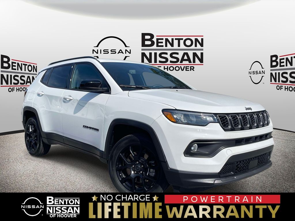 Bright White Clearcoat 2025 Jeep Compass SUV / Crossover Four-Wheel Drive 8-Speed Automatic