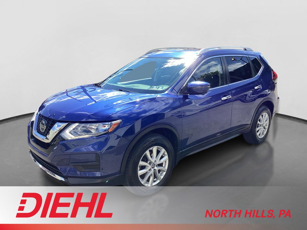 Caspian Blue 2018 Nissan Rogue SUV / Crossover All-Wheel Drive Continuously Variable Transmission