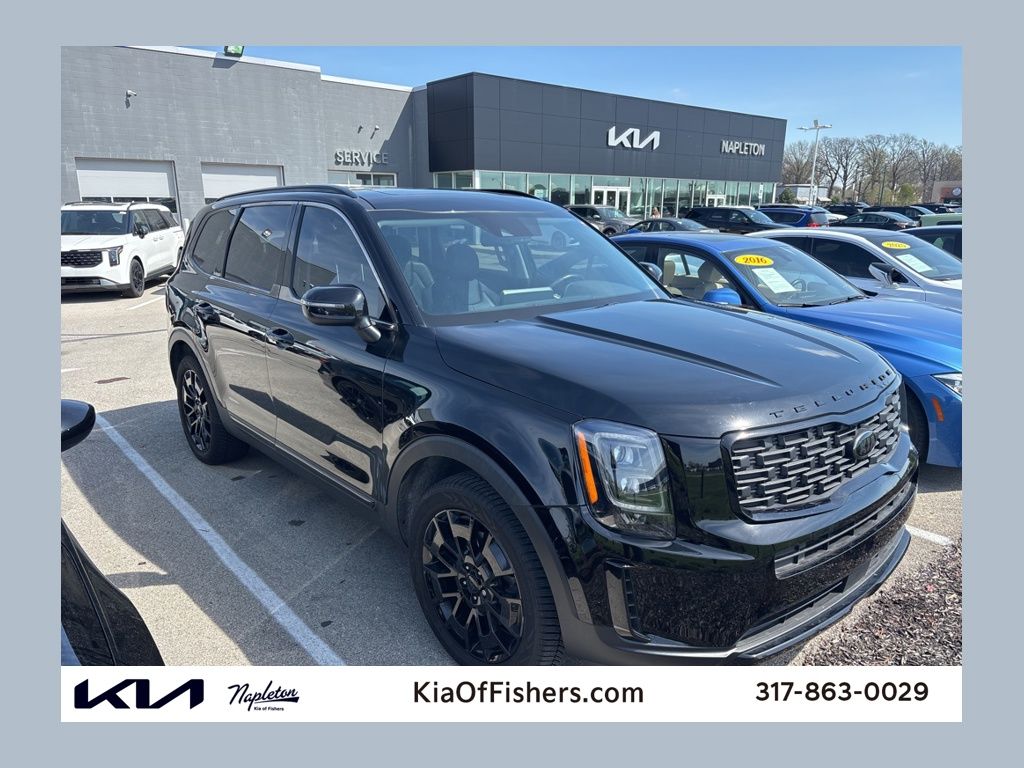 Ebony Black 2021 Kia Telluride EX AWD SUV / Crossover All-Wheel Drive 8-Speed Automatic