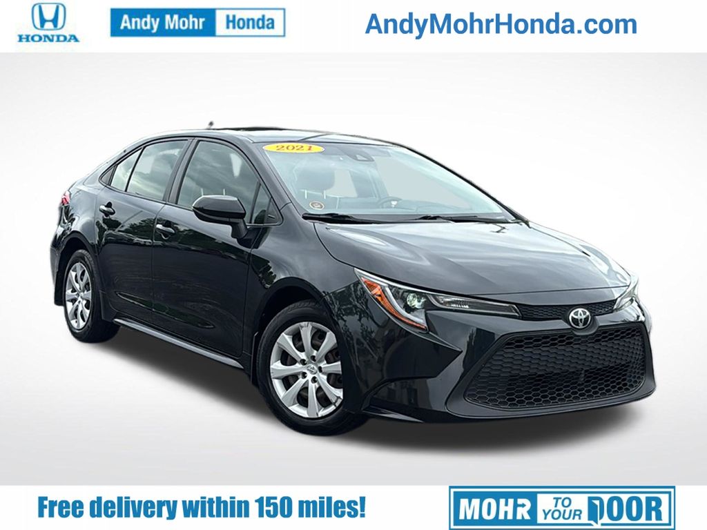 Black Sand Pearl 2021 Toyota Corolla Sedan Front-Wheel Drive Continuously Variable Transmission