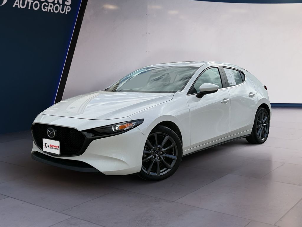 Snowflake White Pearl Mica 2024 Mazda MAZDA3 Hatchback Front-Wheel Drive 6-Speed Automatic