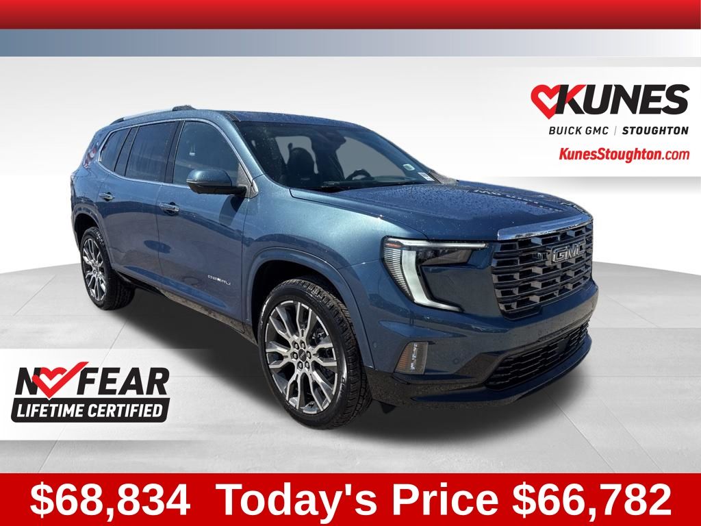 Downpour Metallic 2026 GMC Acadia Denali Ultimate AWD SUV / Crossover Four-Wheel Drive 8-Speed Automatic
