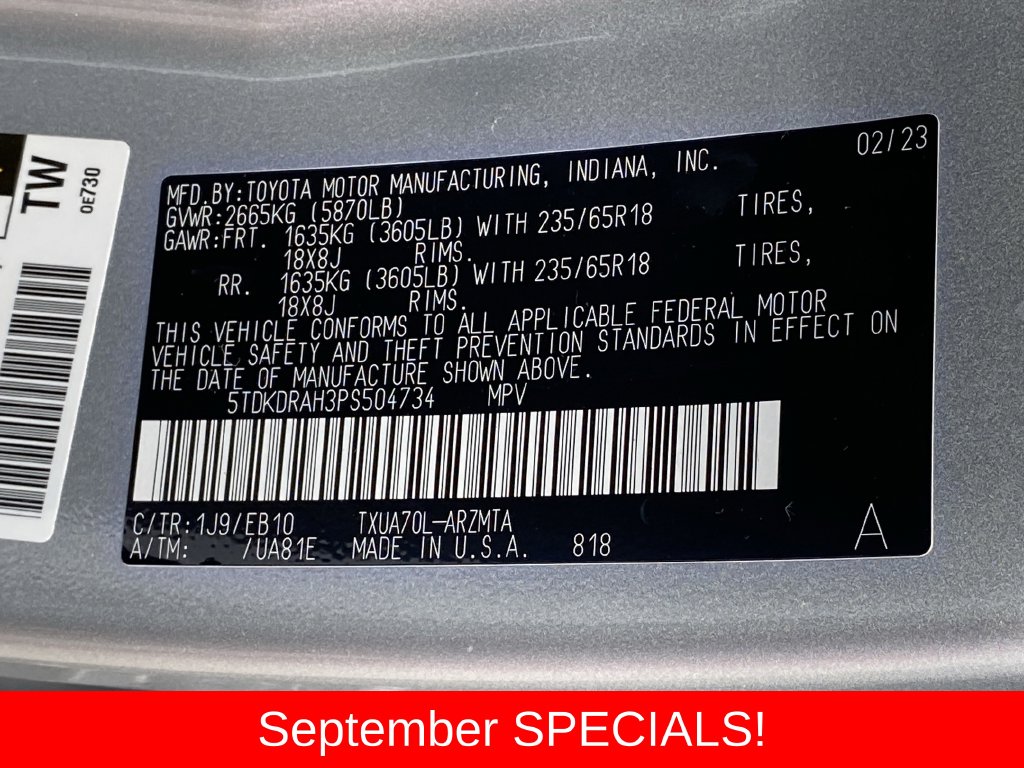 Used 2023 Toyota Highlander SUV