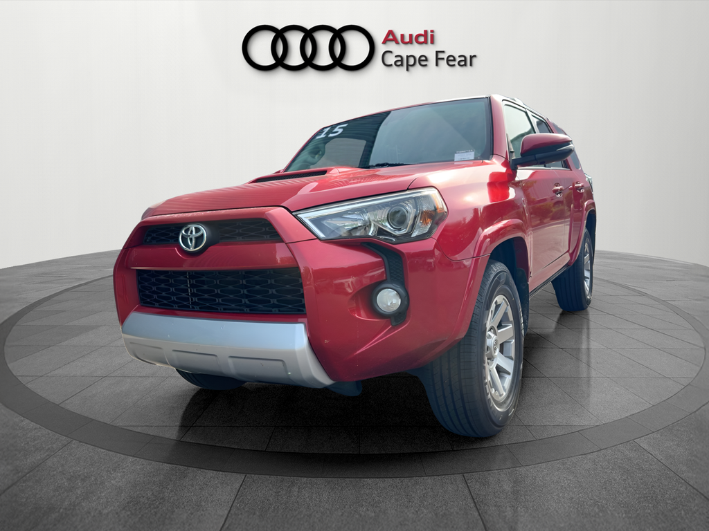 Barcelona Red Metallic 2015 Toyota 4Runner Trail Premium 4WD SUV / Crossover Four-Wheel Drive 5-Speed Automatic Overdrive
