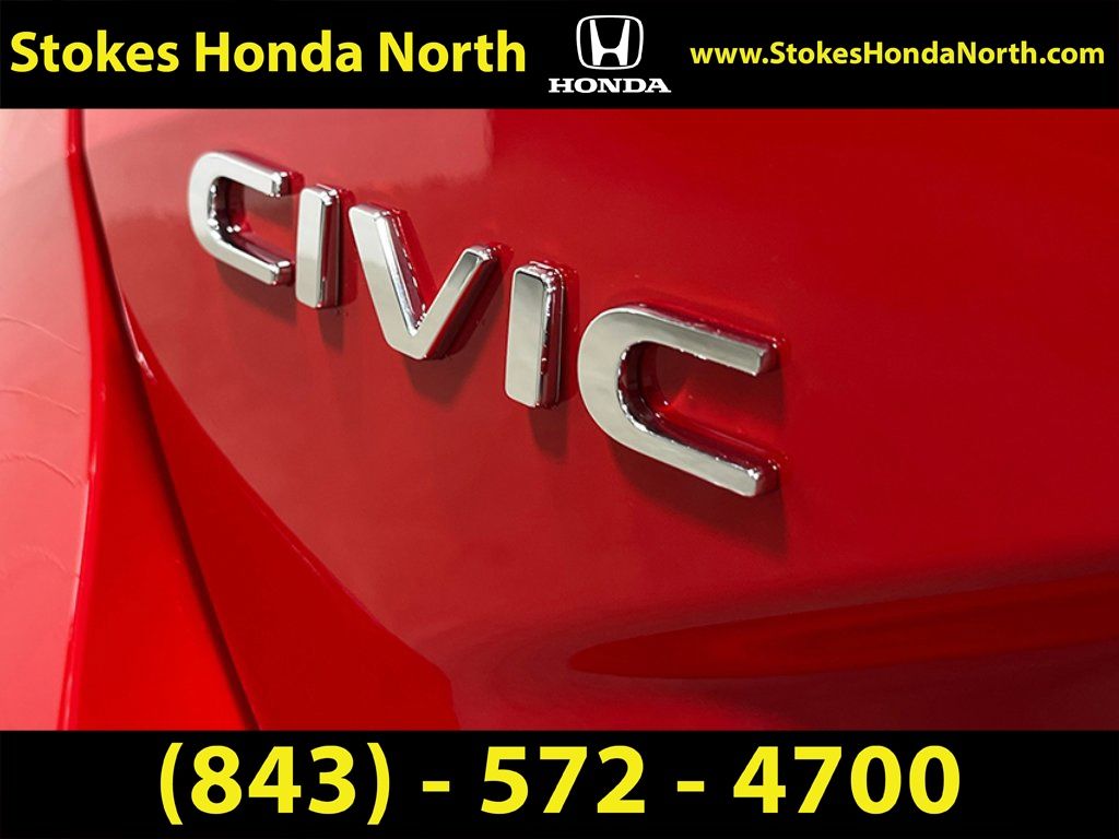 2026 Honda Civic Sport Red at Stokes Honda North