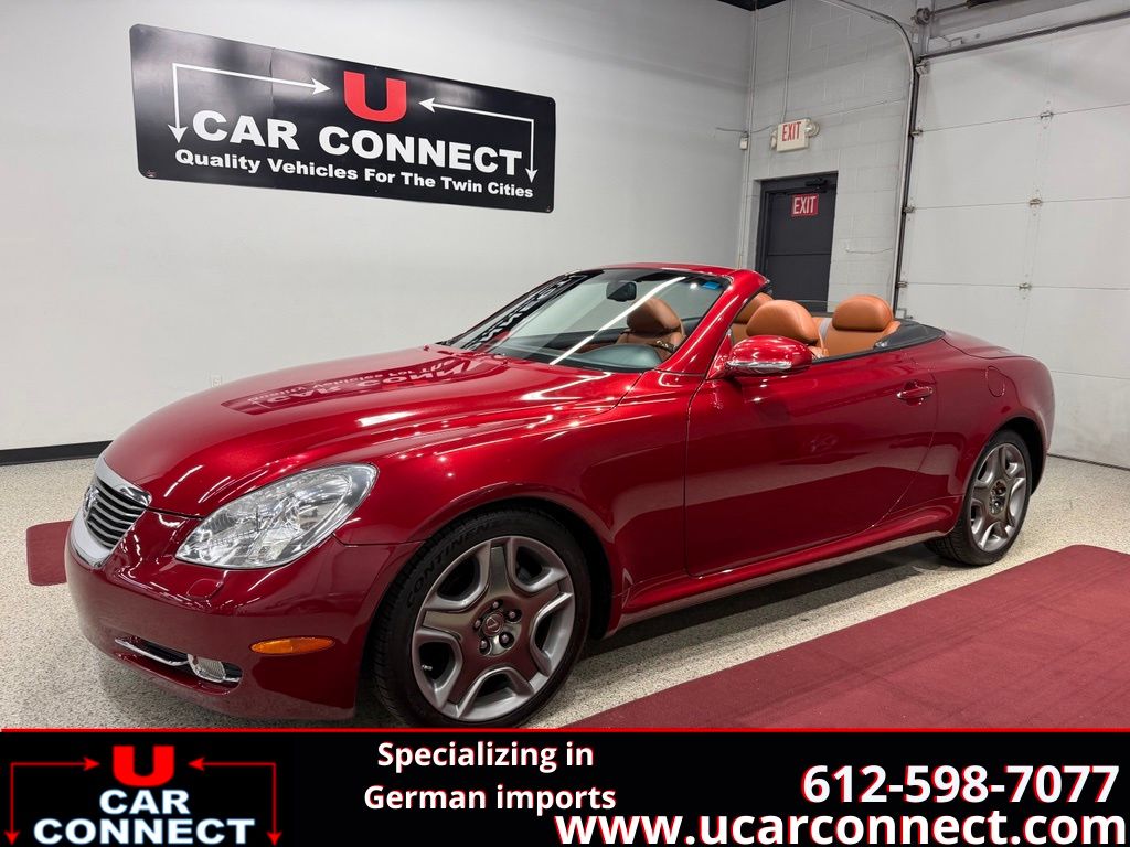 Red (Maroon) 2006 Lexus SC Convertible Rear-Wheel Drive 6-Speed Automatic
