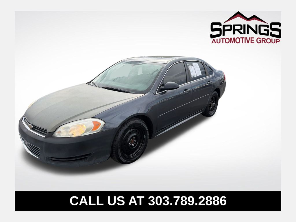 Cyber Gray Metallic 2011 Chevrolet Impala Sedan Front-Wheel Drive 4-Speed Automatic Overdrive