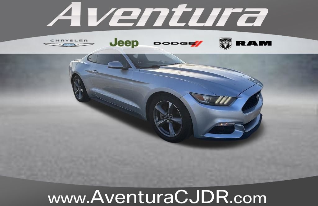Ingot Silver 2016 Ford Mustang Coupe Rear-Wheel Drive 6-Speed Automatic