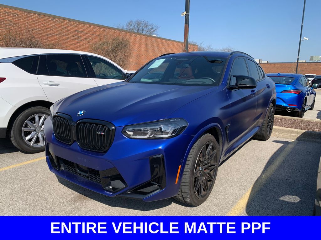 Marina Bay Blue Metallic 2022 BMW X4 M AWD SUV / Crossover All-Wheel Drive 8-Speed Automatic