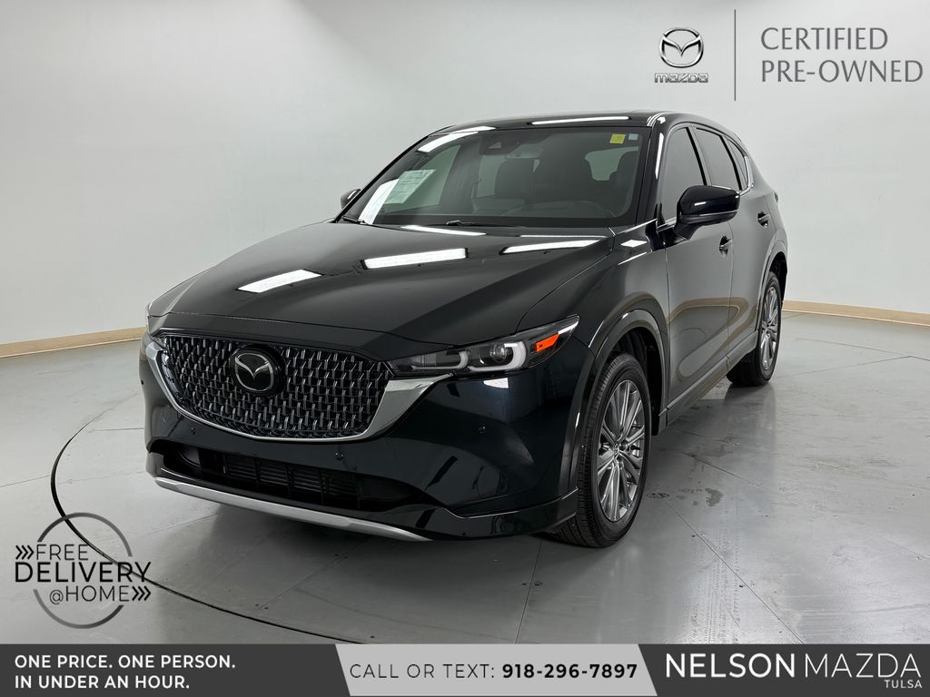 Jet Black Mica 2025 Mazda CX-5 2.5 Turbo Signature AWD SUV / Crossover All-Wheel Drive 6-Speed Automatic