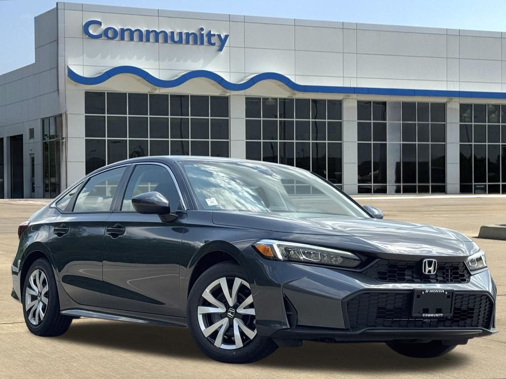 2026 Honda Civic LX Gray at Community Honda