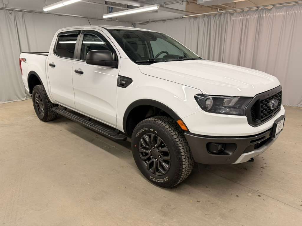 Oxford White 2023 Ford Ranger XLT SuperCrew 4WD Pickup Truck Four-Wheel Drive Automatic