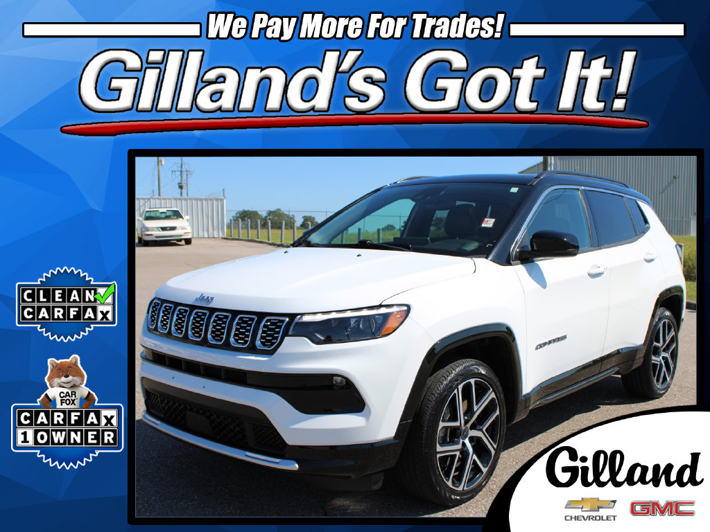 Bright White Clearcoat 2025 Jeep Compass SUV / Crossover Four-Wheel Drive 8-Speed Automatic