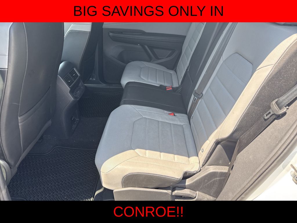 2024 Volkswagen Atlas Cross Sport 2.0T SEL R-Line White at DeMontrond Gulf Freeway