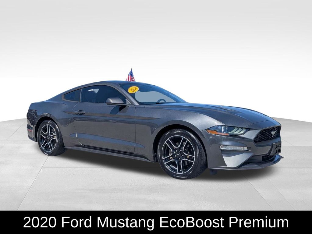 Gray (Magnetic) 2020 Ford Mustang Coupe Rear-Wheel Drive 6-Speed Manual