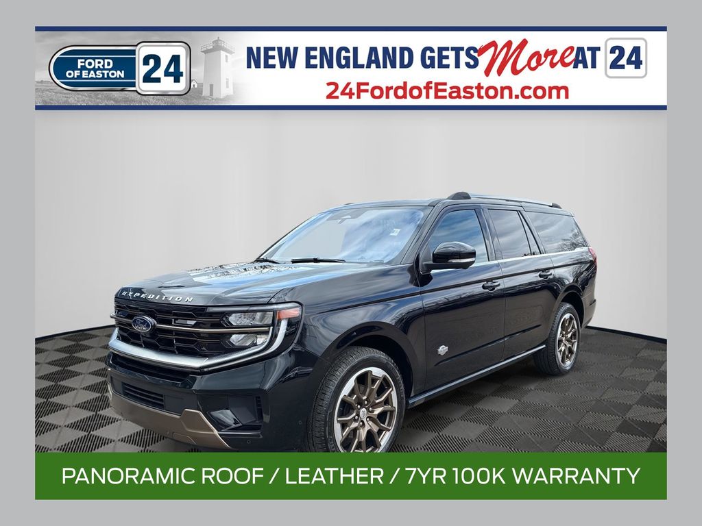 Black Metallic 2025 Ford Expedition MAX King Ranch 4WD SUV / Crossover Four-Wheel Drive Automatic