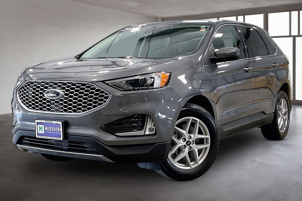 Carbonized Gray Metallic 2024 Ford Edge SUV / Crossover All-Wheel Drive 8-Speed Automatic