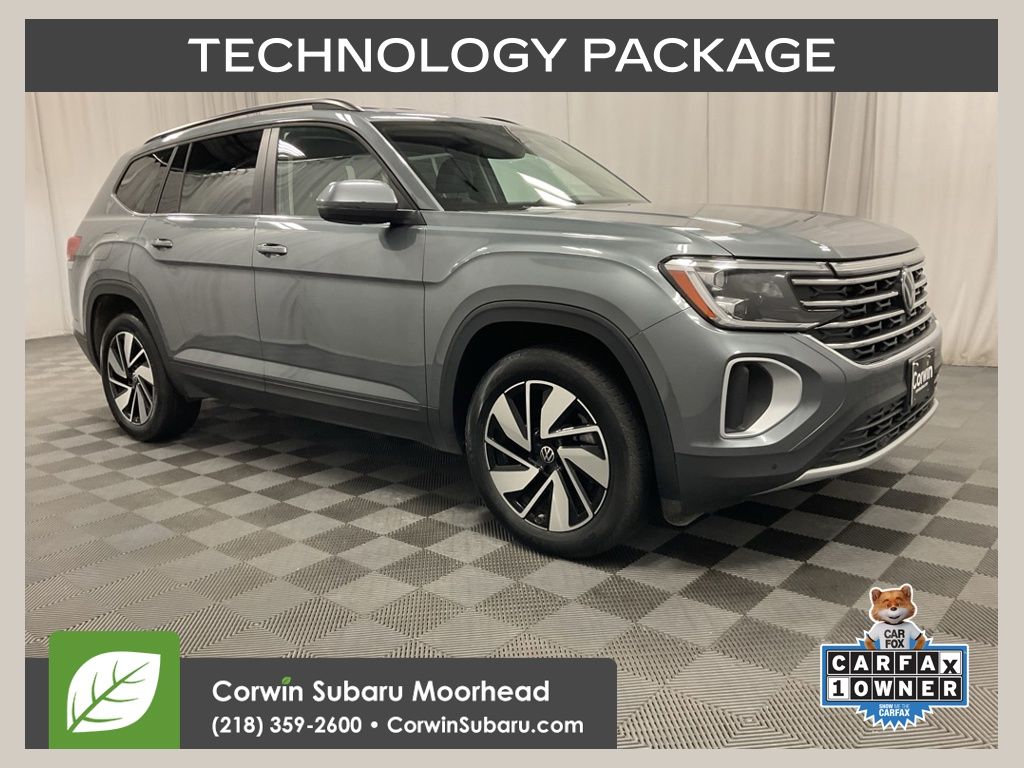 Platinum Gray Metallic 2025 Volkswagen Atlas SUV / Crossover All-Wheel Drive 8-Speed Automatic