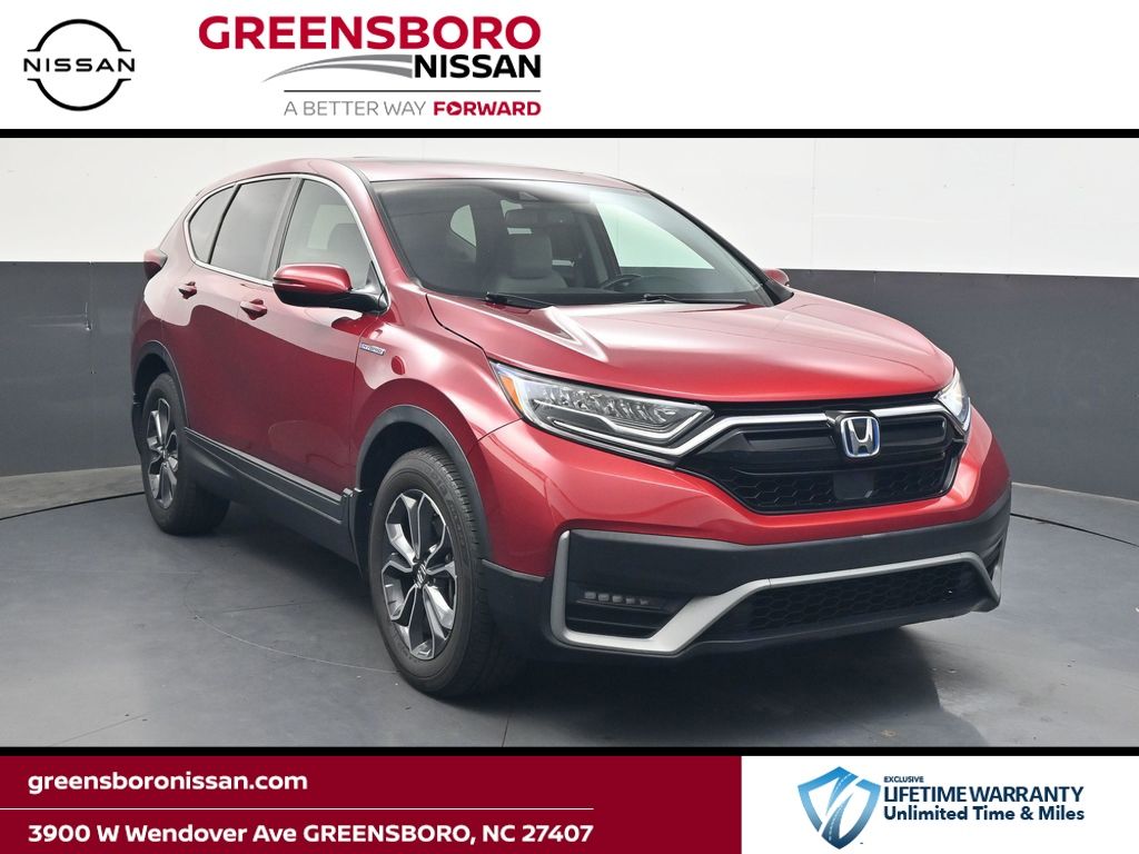 Radiant Red Metallic 2022 Honda CR-V Hybrid SUV / Crossover All-Wheel Drive Continuously Variable Transmission