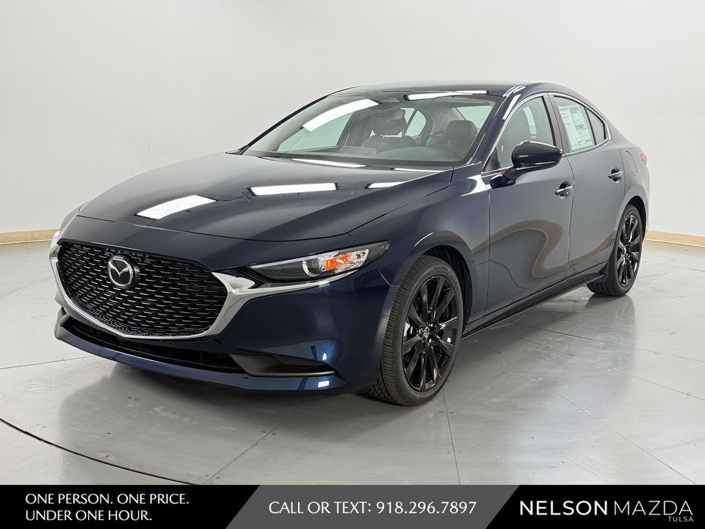 Deep Crystal Blue Mica 2026 Mazda MAZDA3 Sedan Front-Wheel Drive 6-Speed Automatic