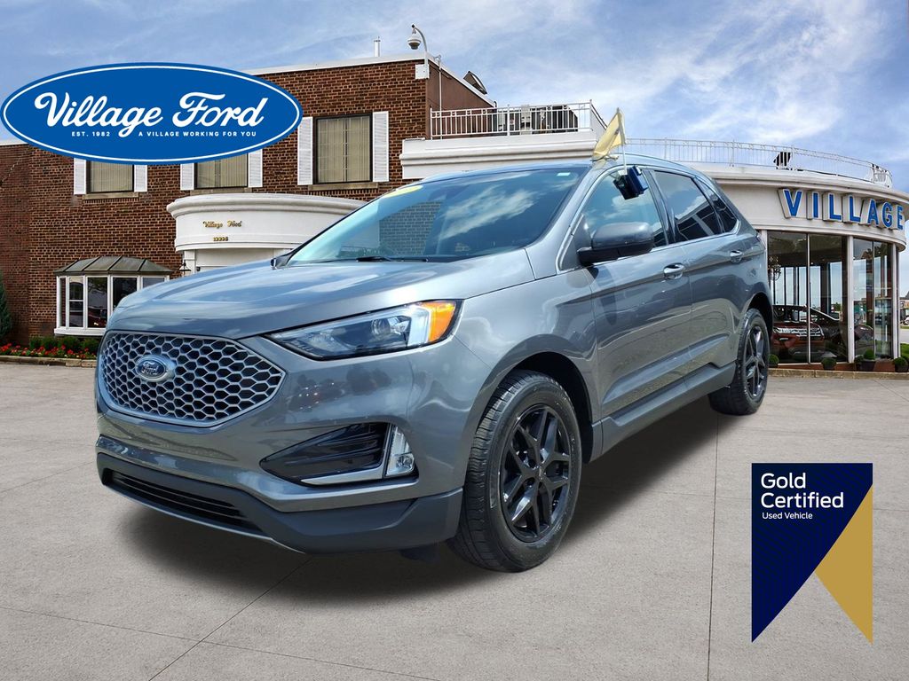 Carbonized Gray Metallic 2023 Ford Edge SUV / Crossover All-Wheel Drive 8-Speed Automatic