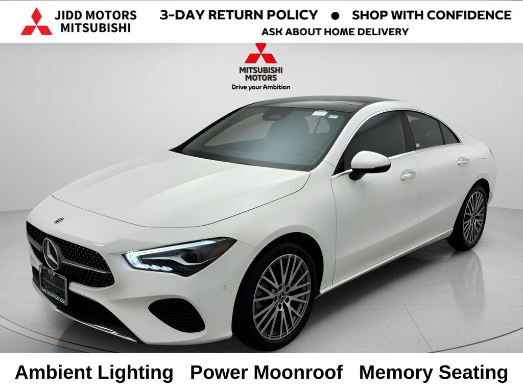 Polar White 2025 Mercedes-Benz CLA Coupe All-Wheel Drive 8-Speed Dual Clutch