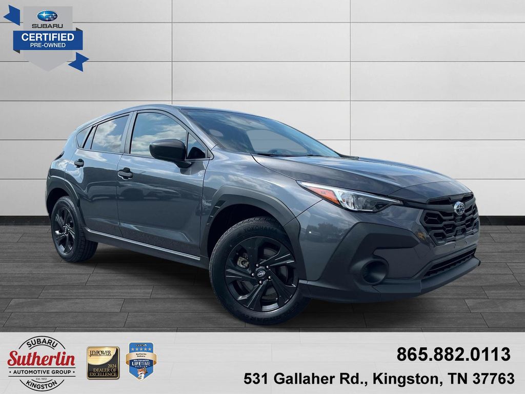 Gray Metallic 2024 Subaru Crosstrek SUV / Crossover All-Wheel Drive Continuously Variable Transmission