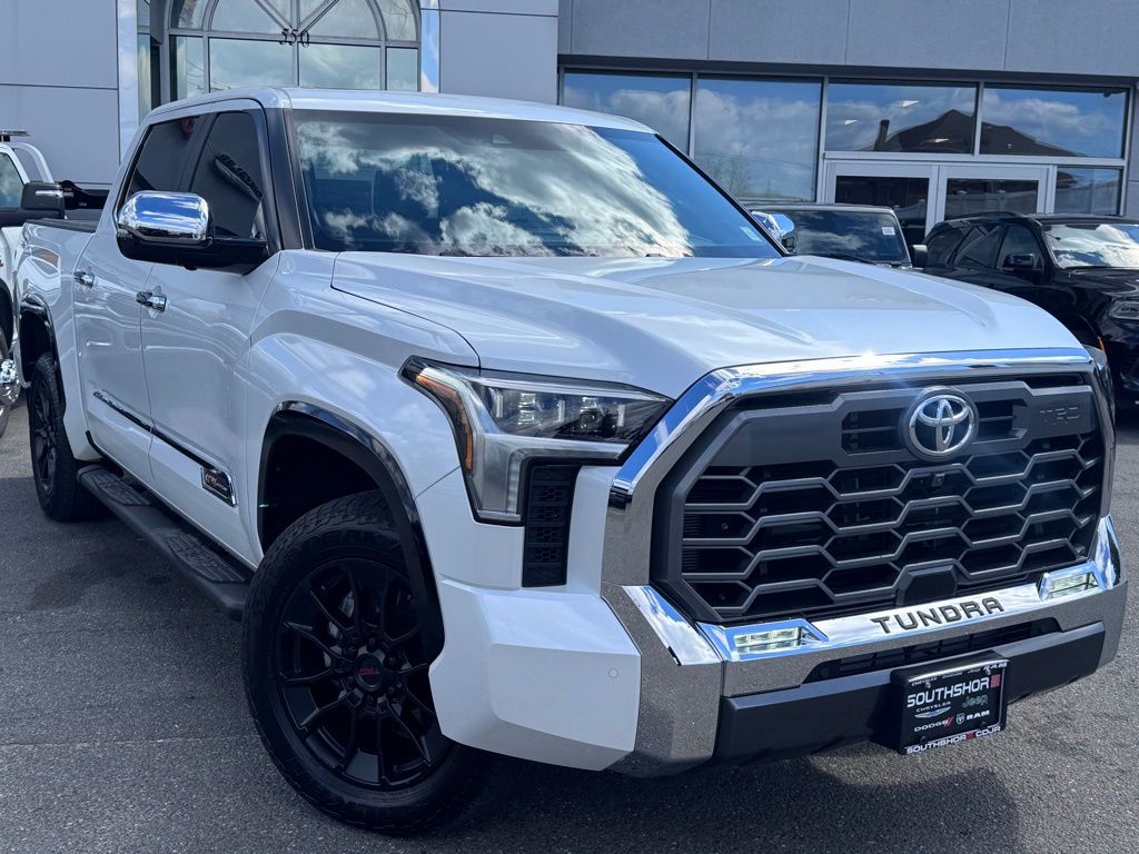 Pearl 2025 Toyota Tundra Pickup Truck Four-Wheel Drive Automatic