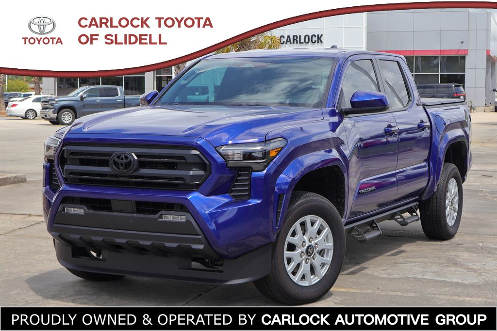 Blue Crush Metallic 2025 Toyota Tacoma SR5 Double Cab RWD Pickup Truck 4X2 8-Speed Automatic
