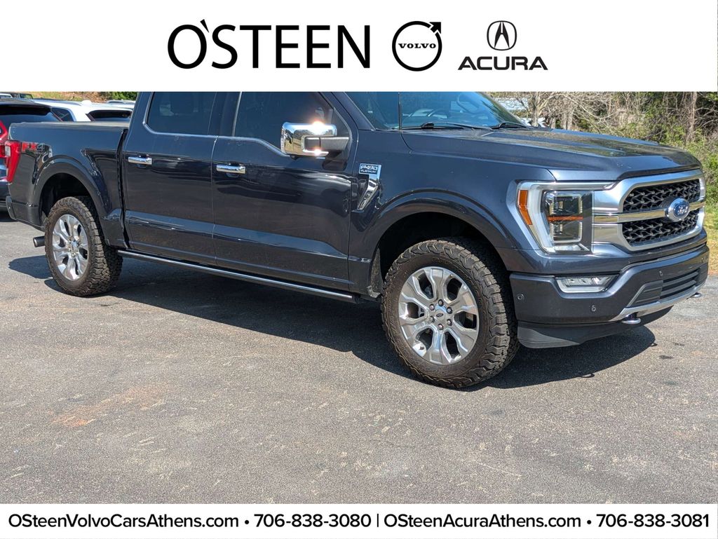 Smoked Quartz Metallic Tinted Clearcoat 2022 Ford F-150 Platinum SuperCrew 4WD Pickup Truck Four-Wheel Drive Automatic