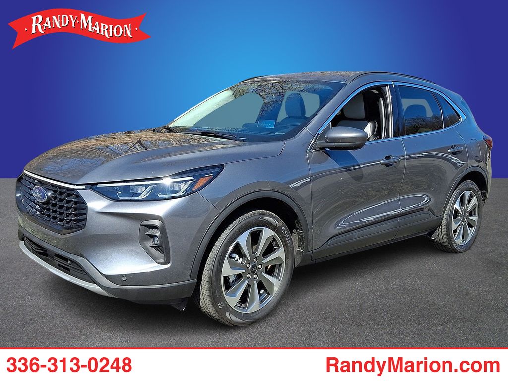 Gray Metallic 2025 Ford Escape Hybrid Platinum AWD SUV / Crossover All-Wheel Drive Continuously Variable Transmission