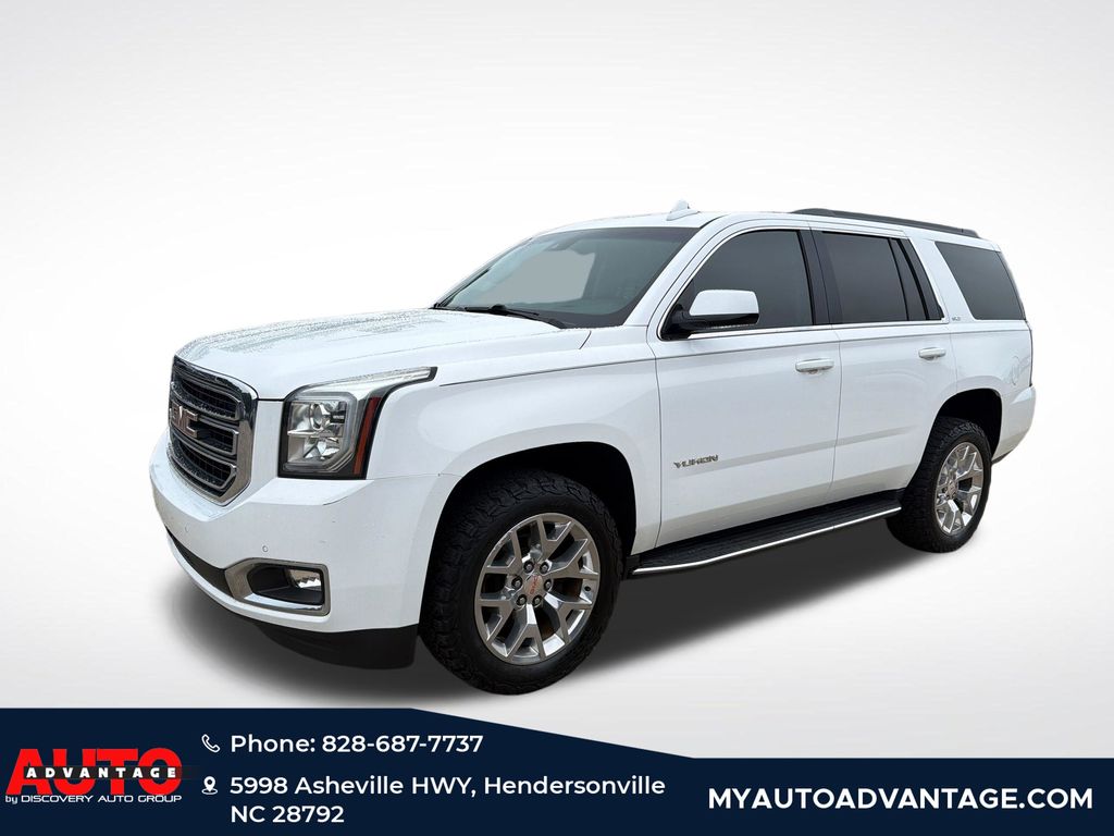Summit White 2019 GMC Yukon SLT Standard Edition 4WD SUV / Crossover Four-Wheel Drive 6-Speed Automatic Overdrive