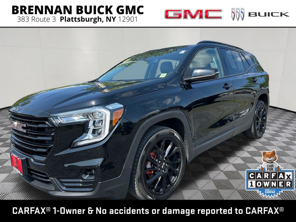 Black (Ebony Twilight Metallic) 2023 GMC Terrain SUV / Crossover All-Wheel Drive 9-Speed Automatic