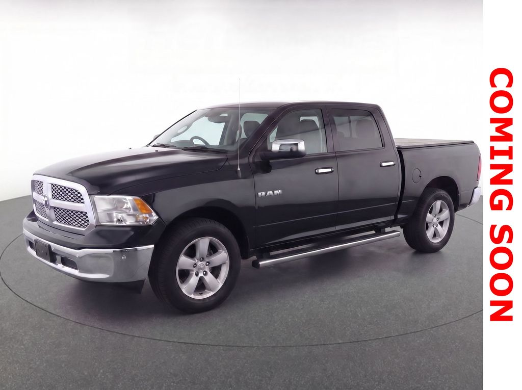 Black 2009 Dodge RAM 1500 SLT Crew Cab RWD Pickup Truck 4X2 5-Speed Automatic