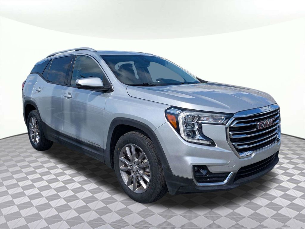 Quicksilver Metallic 2022 GMC Terrain SLT FWD SUV / Crossover Front-Wheel Drive 9-Speed Automatic