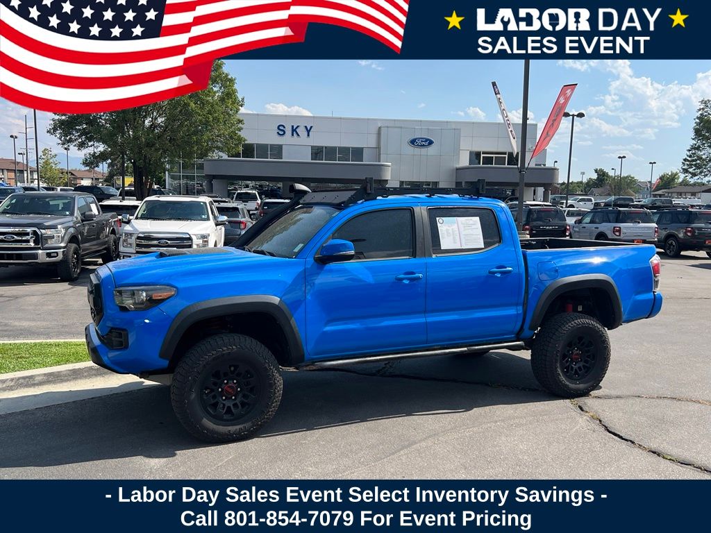 Voodoo Blue 2019 Toyota Tacoma Pickup Truck Four-Wheel Drive 6-Speed Automatic