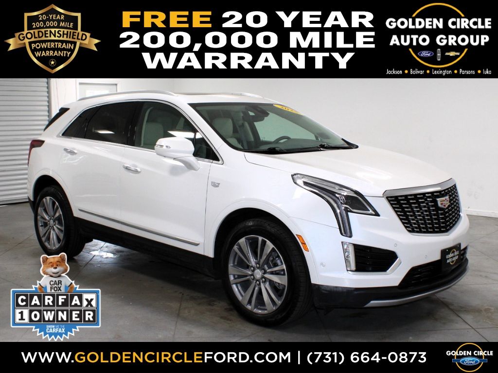 Crystal White Tricoat 2025 Cadillac XT5 Premium Luxury FWD SUV / Crossover Front-Wheel Drive 9-Speed Automatic