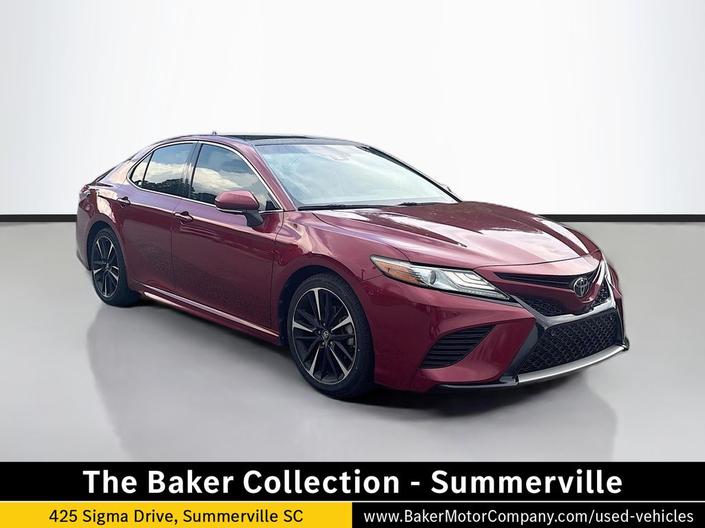 Red (Ruby Flare Pearl) 2018 Toyota Camry XSE Sedan Front-Wheel Drive 8-Speed Automatic